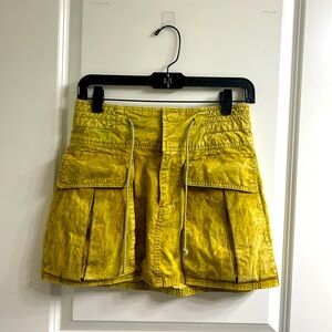 NWOT Free People Cargo Mini Skirt